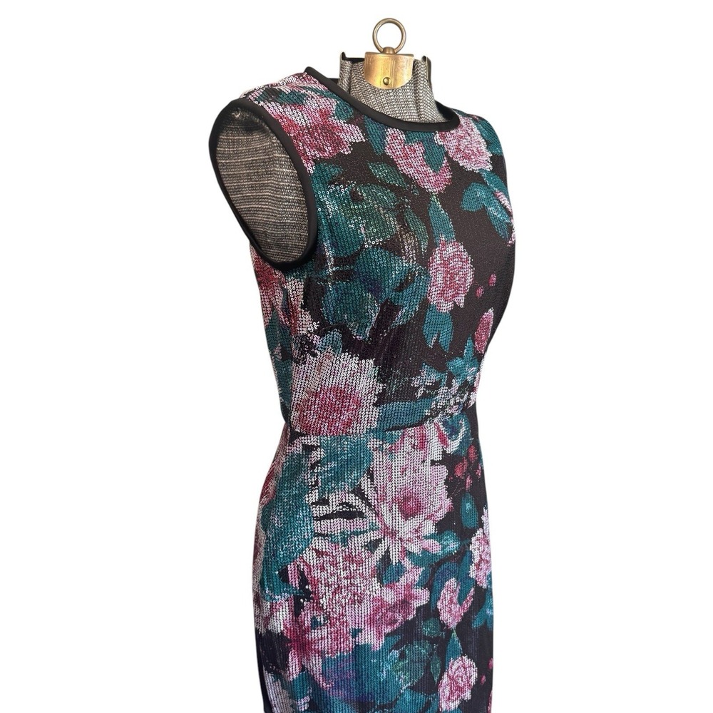 Diane Von Furstenberg Sequined‎ Fitted Midi Dress Fully Lined Sz 4 (Retail $998) - Picture 7 of 11